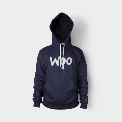 Woo Logo Hoody Black